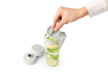 Make & Take water bottle with sil 0.5 L - Light grey - Brabantia