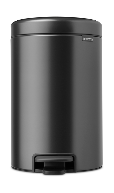 New Icon pedal bin 12 liter - Confident grey - Brabantia