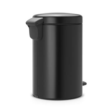 New Icon pedal bin 12 liter - matte black - Brabantia