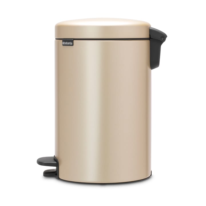 New Icon pedal bin 12 liter, Metallic Gold Brabantia