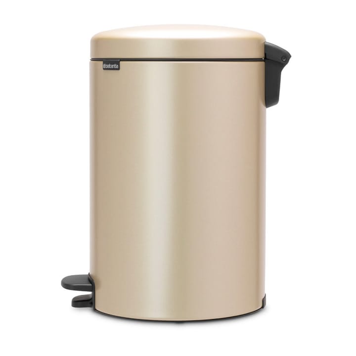 New Icon pedal bin 20 liter, Metallic Gold Brabantia