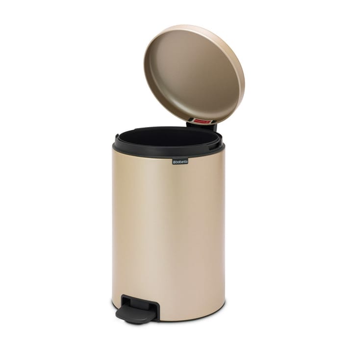 New Icon pedal bin 20 liter, Metallic Gold Brabantia