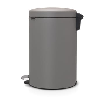 New Icon pedal bin 20 liter - Mineral concrete grey - Brabantia