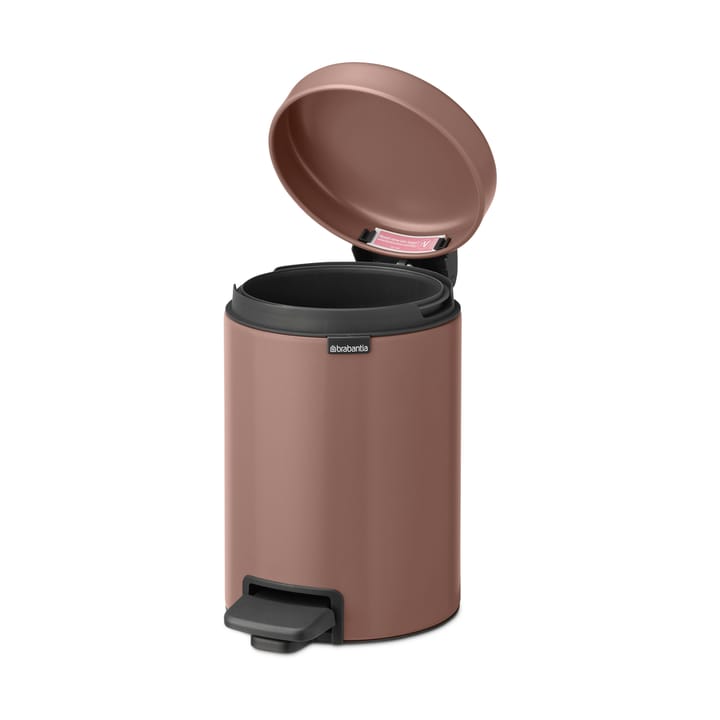 New Icon pedal bin 3 liter, Satin taupe Brabantia