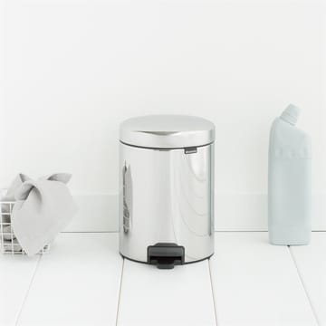 New Icon pedal bin 5 liter - brilliant steel - Brabantia