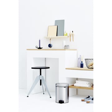 New Icon pedal bin 5 liter - Matt steel fingerprint proof - Brabantia