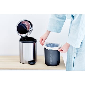 New Icon pedal bin 5 liter - Matt steel fingerprint proof - Brabantia