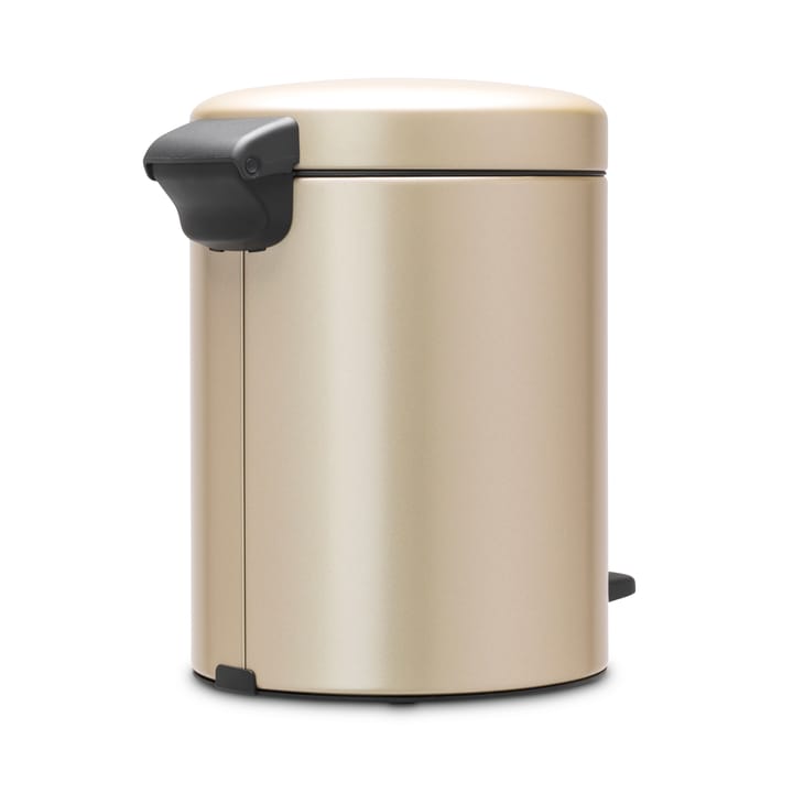 New Icon pedal bin 5 liter, Metallic Gold Brabantia