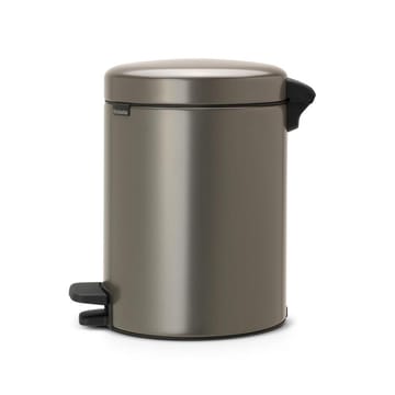 New Icon pedal bin 5 liter - platinum - Brabantia