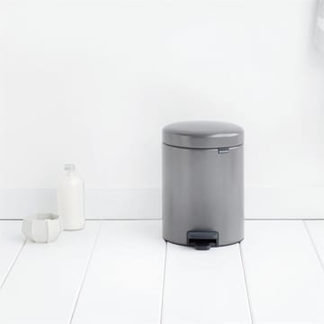 New Icon pedal bin 5 liter - platinum - Brabantia