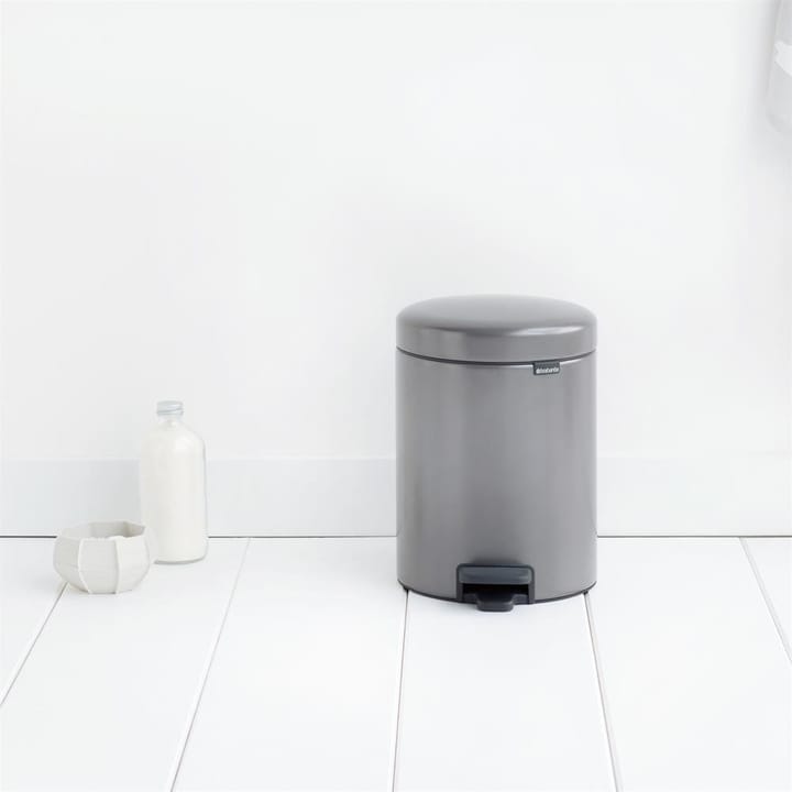 New Icon pedal bin 5 liter, platinum Brabantia