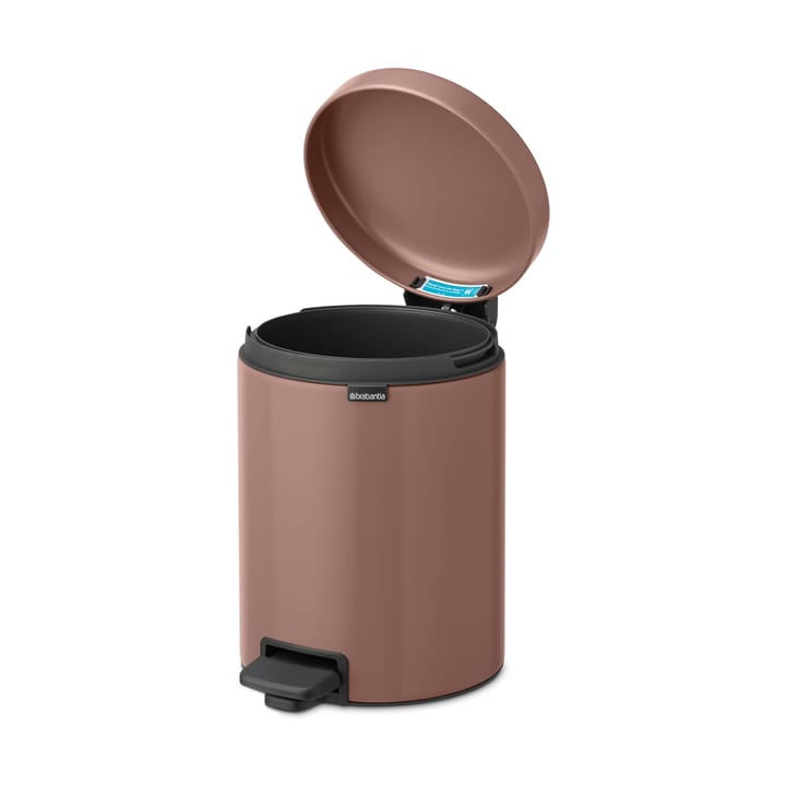 New Icon pedal bin 5 liter, Satin taupe Brabantia