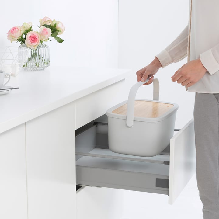 Nic bread box, light grey Brabantia