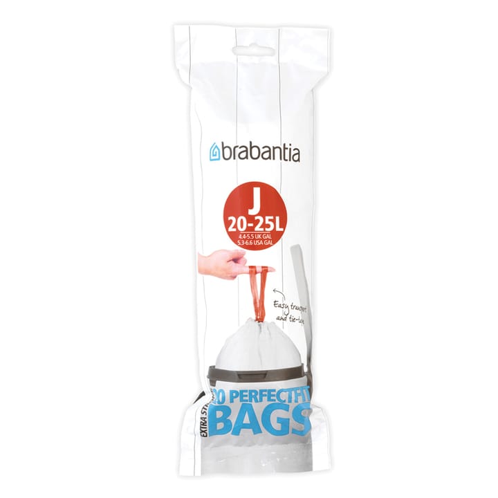 PerfectFit waste bag J (20 bags per roll), 20-25 L Brabantia