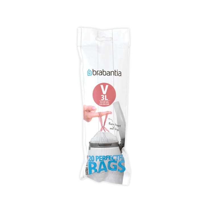 PerfectFit waste bag V (20 bags per roll), 3 L Brabantia