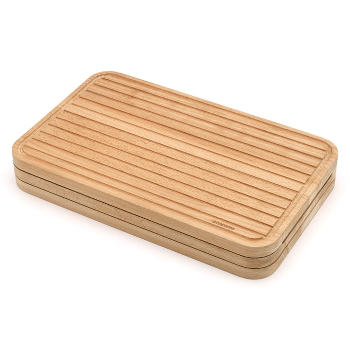 Profile cutting board 3-pack, Beech wood Brabantia