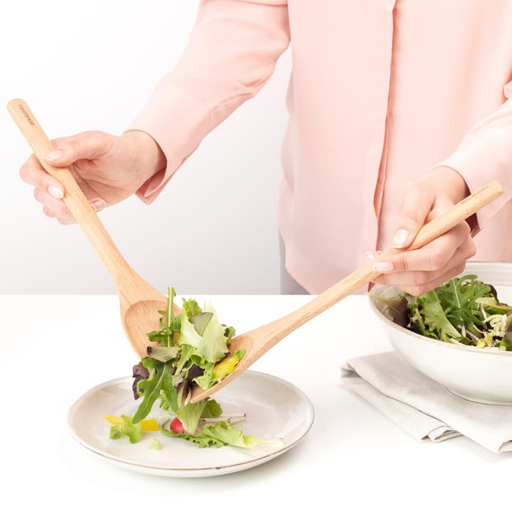 Profile salad cutlery, Beech wood Brabantia