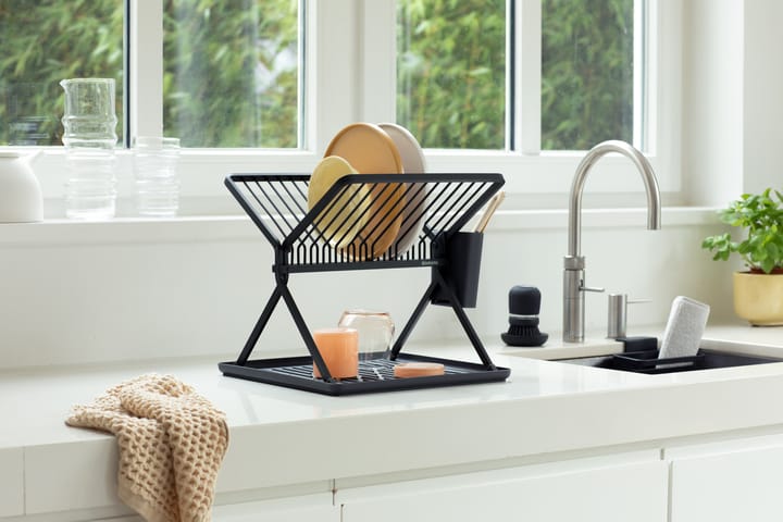 Sinkside collapsible dish rack37 cm, Dark grey Brabantia