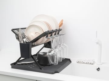 Sinkside collapsible dish rack51 cm - Dark grey - Brabantia