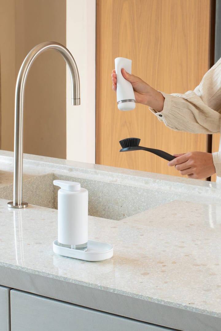 SinkStyle soap dispenser/washing liquid set, Mineral Fresh White Brabantia