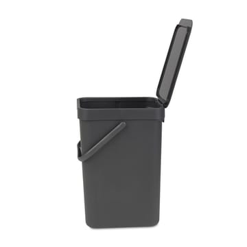 Sort & Go waste bin 12 l. - grey - Brabantia