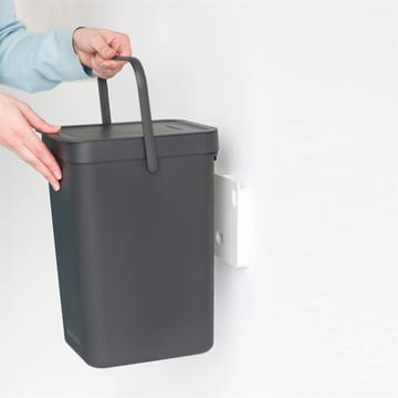 Sort & Go waste bin 12 l. - grey - Brabantia