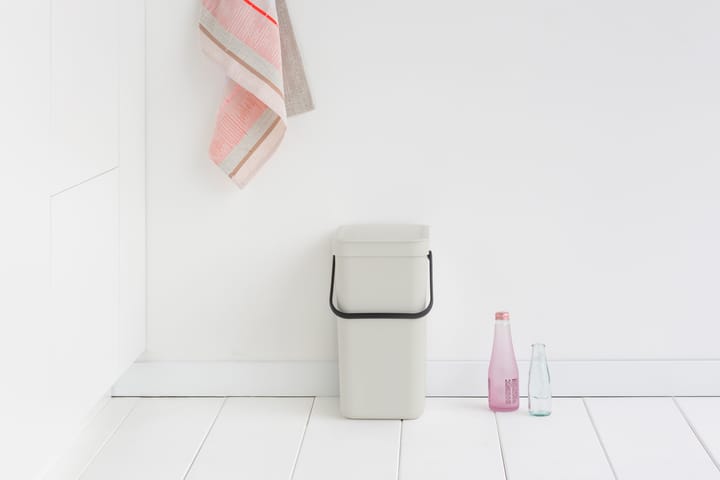 Sort & Go waste bin 12 l., Light grey Brabantia