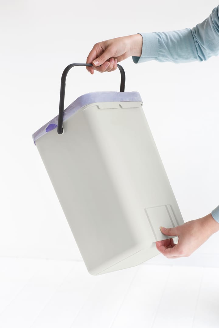 Sort & Go waste bin 12 l., Light grey Brabantia