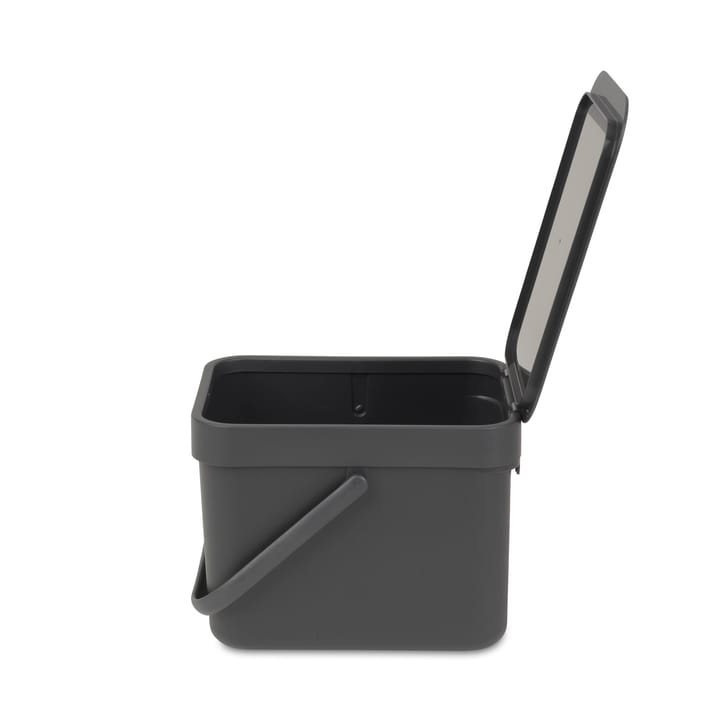 Sort & Go waste bin 6 l., grey Brabantia