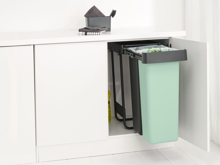 Sort&Go Built-in Bins, 2x30 L, Dark grey Brabantia