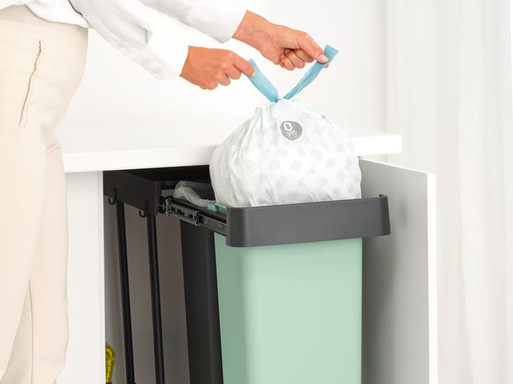 Sort&Go Built-in Bins, 2x30 L, Dark grey Brabantia