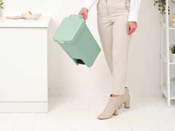 StepUp pedal bin 16 L - Jade green - Brabantia