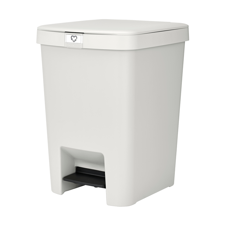 StepUp pedal bin 25 L, Light grey Brabantia