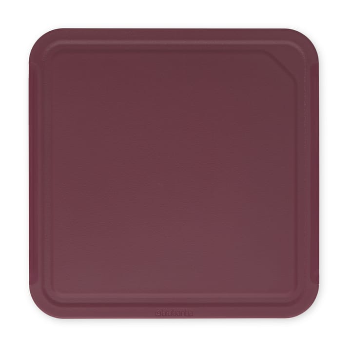 TASTY+ cutting board medium 25x25 cm, Aubergine red Brabantia