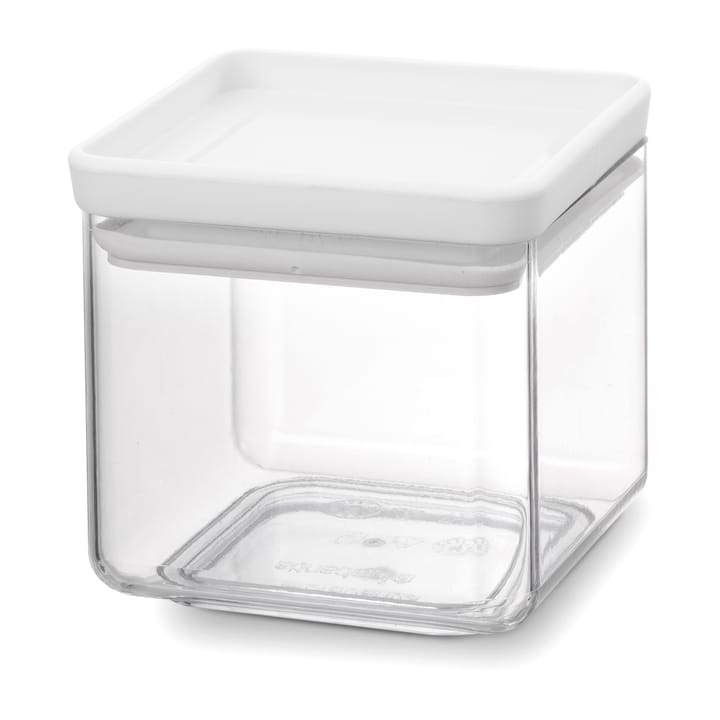 TASTY+ square storage jar 0.7 L, Light grey Brabantia