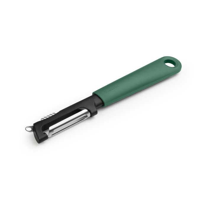 TASTY+ Swivel Food Peeler+Zester, Fir green Brabantia