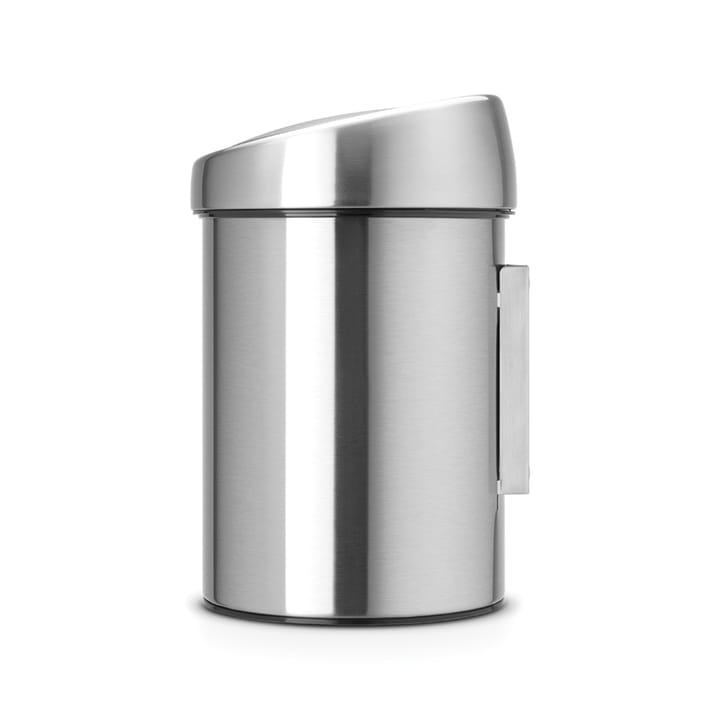 Touch Bin (for wall) plastic inner bucket 3 L, Brushed steel Brabantia