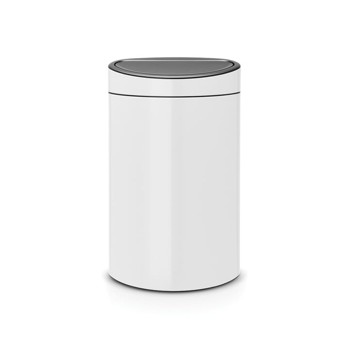 Touch Bin plastic 40 L, White Brabantia