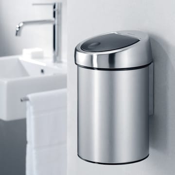 Touch Bin waste bin 3 liters wall mounted - matte steel - Brabantia