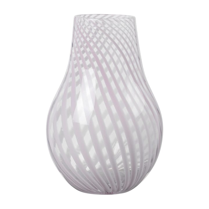 Ada Cross Stripe vase 22.5 cm, Lavender grey Broste Copenhagen