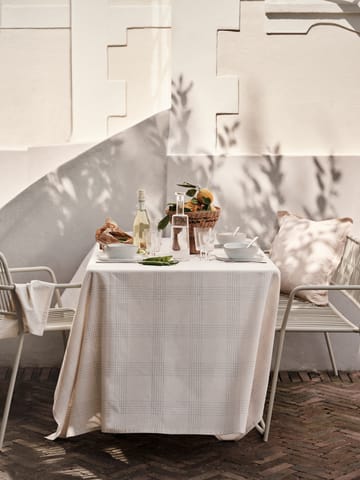 Alice tablecloth - 160x200 cm, Dusty blue-Natural - Broste Copenhagen