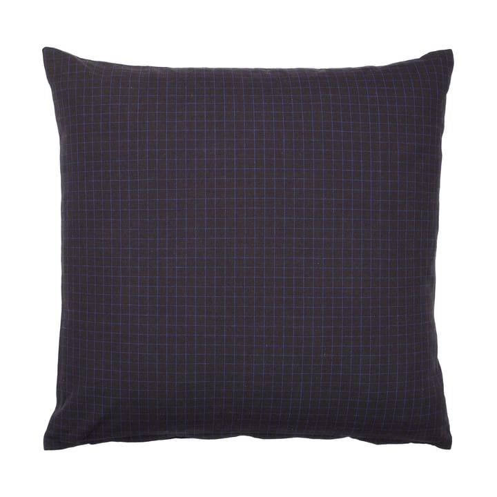 Bodil cushion cover 50x50 cm, Black-intense blue Broste Copenhagen