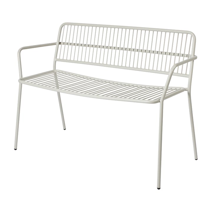 Eden bench with arm support - Beige grey - Broste Copenhagen