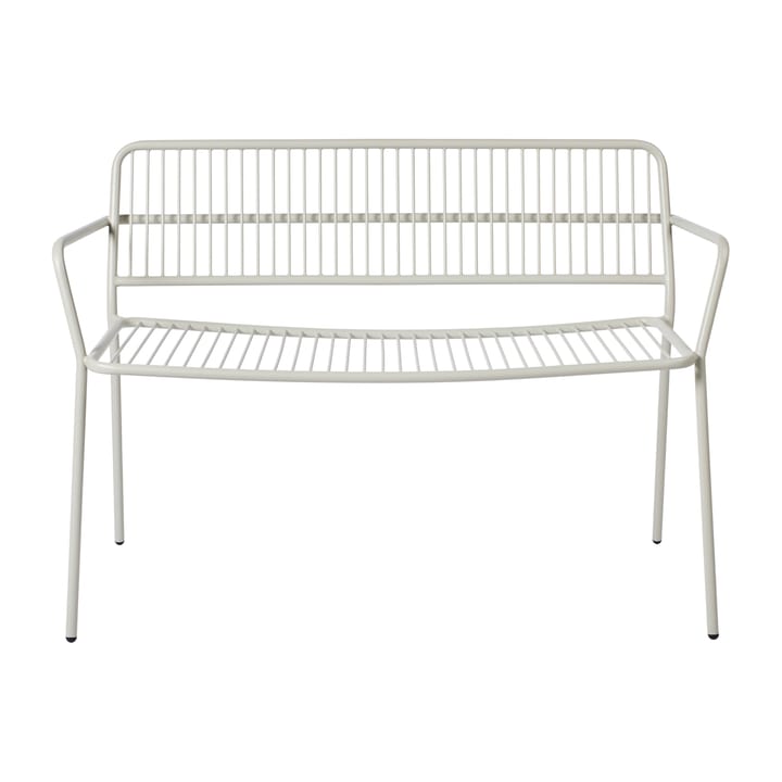 Eden bench with arm support, Beige grey Broste Copenhagen