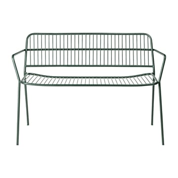 Eden bench with arm support - Forest green - Broste Copenhagen