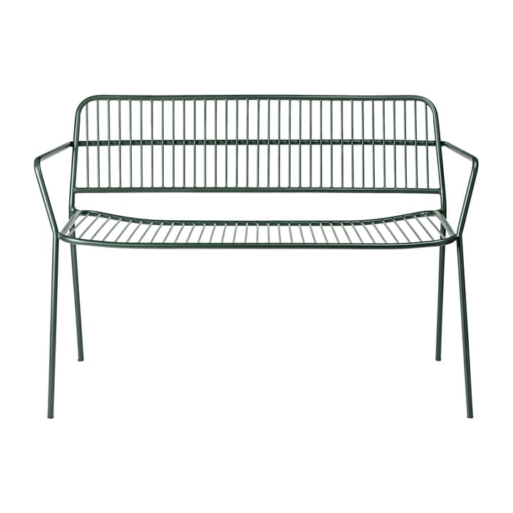 Eden bench with arm support, Forest green Broste Copenhagen