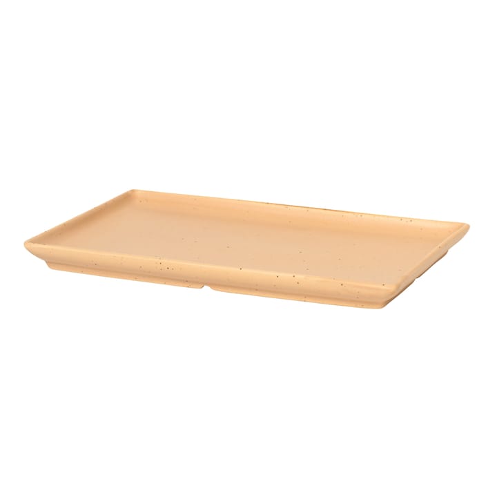 Eli plate 17.6x20 cm, matte light camel Broste Copenhagen