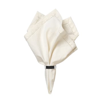 Elin fabric napkin 45x45 cm - Off white - Broste Copenhagen