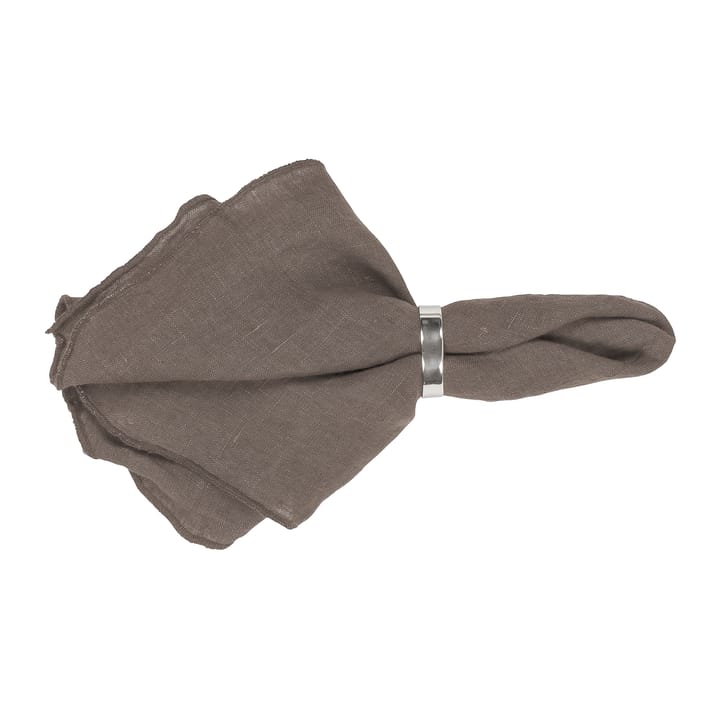 Gracie linen napkins, brown-grey Broste Copenhagen