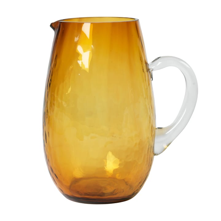 Hammered jug, amber Broste Copenhagen